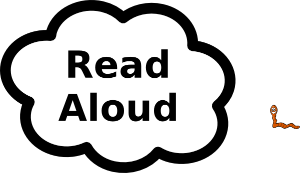 Cliparts Loud Read - Read Aloud (600x347), Png Download