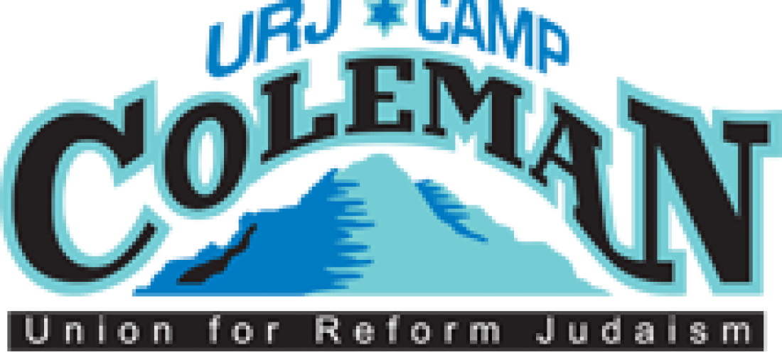 Camp Coleman - Urj Camp Coleman Logo (1100x500), Png Download