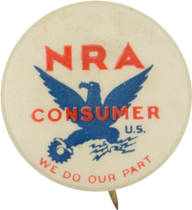 Nra Consumer We Do Our Part - National Industrial Recovery Act Symbol (1000x874), Png Download