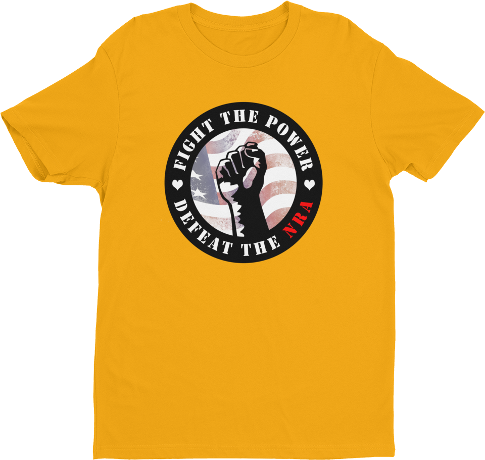 Fight The Power Emblem Anti Nra Unisex Short Sleeve - Lucky Symbols For Love (1000x1000), Png Download