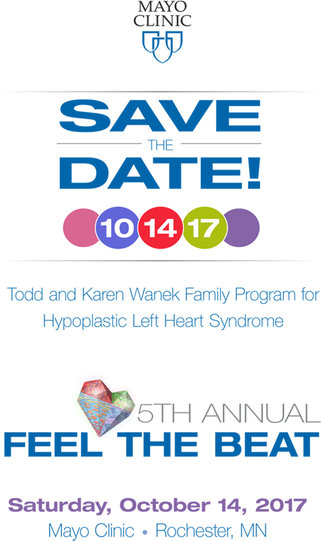 Save The Date For Feel The Beat 2017 - Mayo Clinic (515x800), Png Download