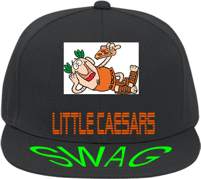 Little Caesars Swag - Transparent Little Caesars Hat (428x400), Png Download
