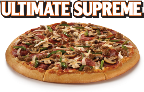 Supreme Pizza Little Caesars (600x340), Png Download