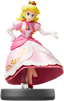 Peachamiibo - Peach Amiibo (super Smash Bros Series) (500x537), Png Download