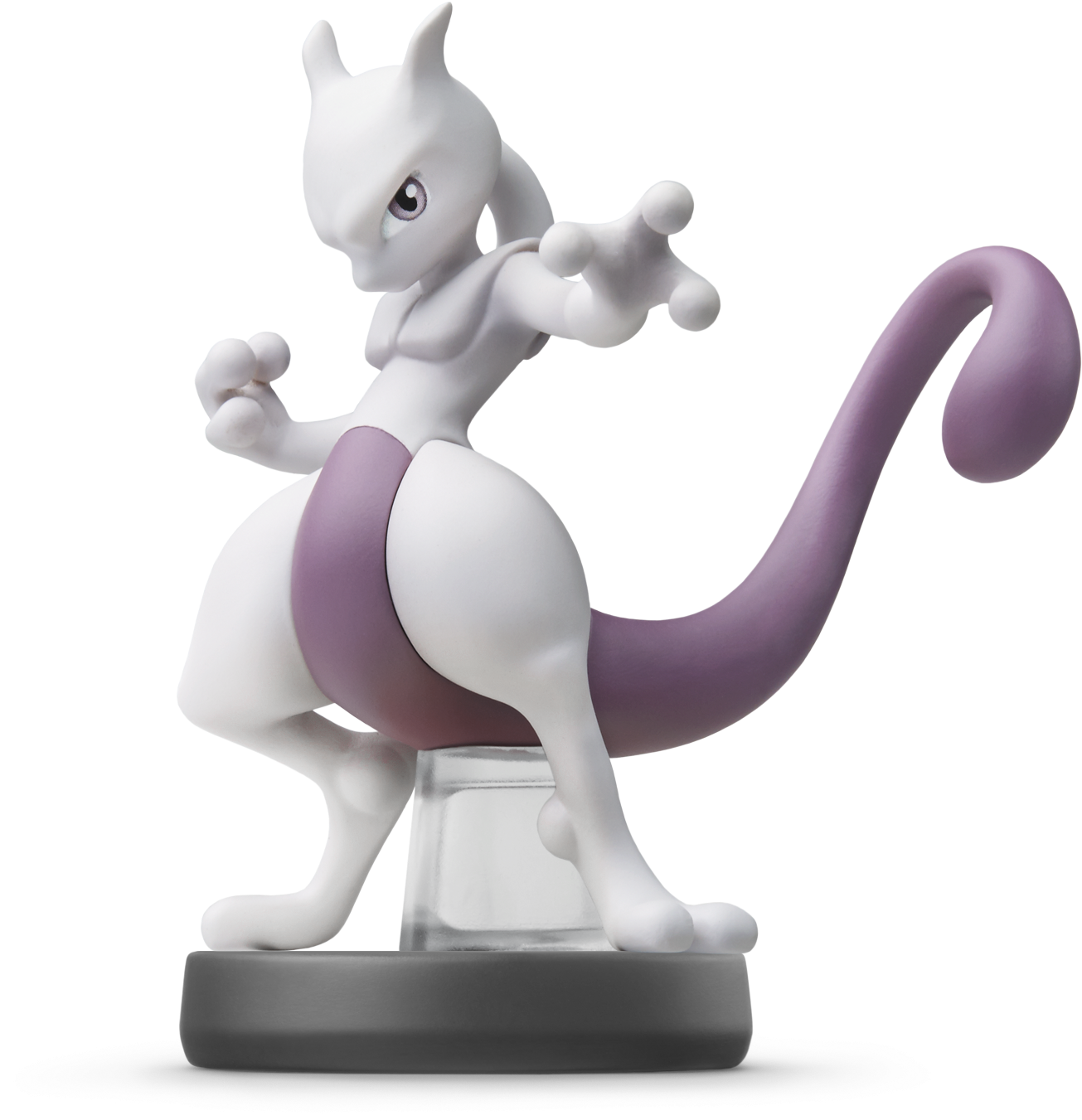 Image - Amiibo - Ssb - Mewtwo - Nintendo - Fandom Powered - Amiibo Mewtwo (1542x1557), Png Download