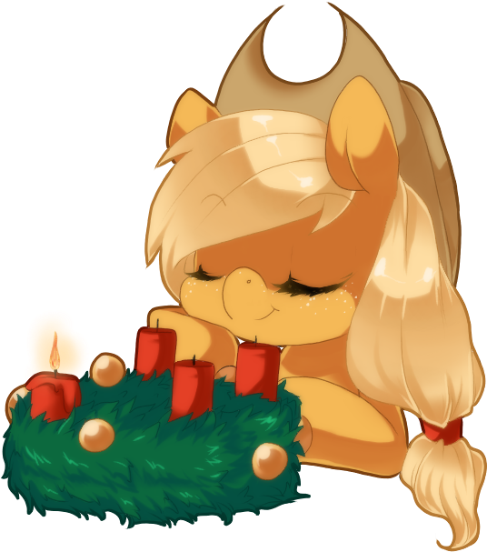 Advent Wreath, Applejack, Artist - Advent Wreath (640x640), Png Download