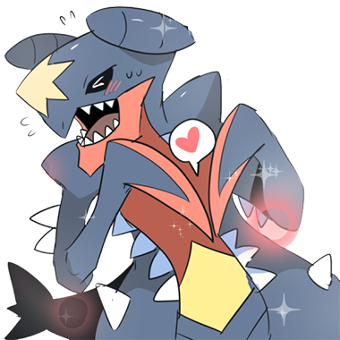 Sun/moon - Mega Garchomp - Pokemon Senpai (380x380), Png Download