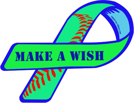 Make A Wish - Type 1 Diabetes Ribbon (455x350), Png Download