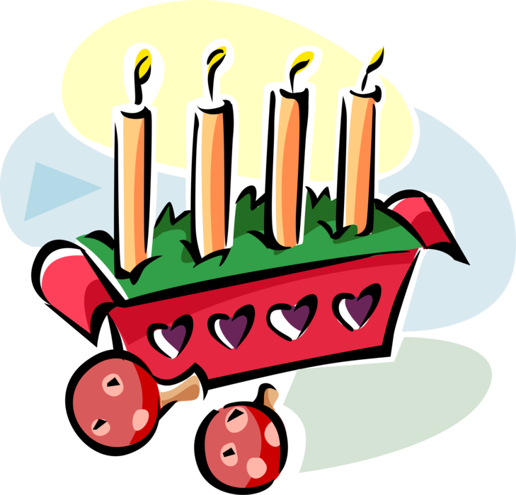 Vector Illustration Of Scandinavian Heritage Swedish - Julavslutning (729x700), Png Download