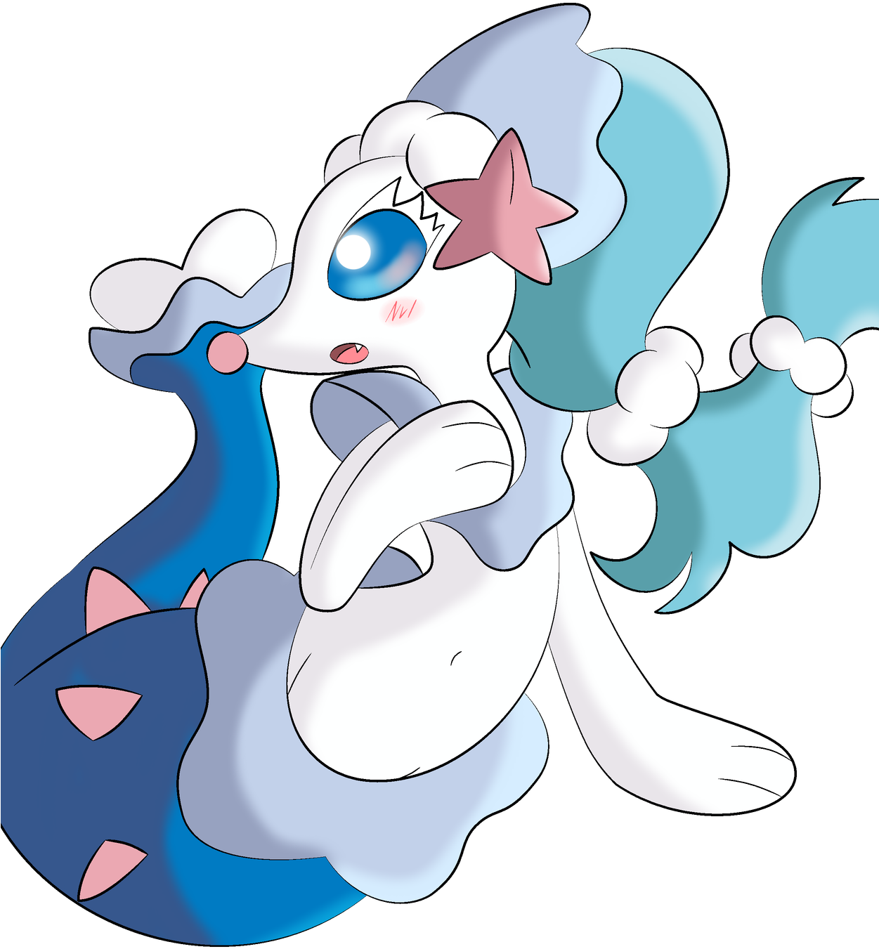 Primarina - Digital Art (1250x1500), Png Download