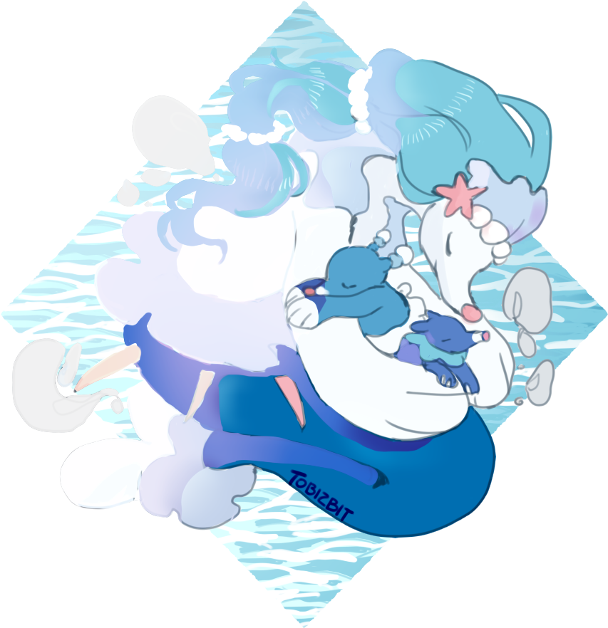 Pokémon Sun And Moon Pokémon Go Blue Cartoon Fictional - Primarina Hug (900x900), Png Download