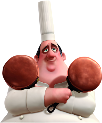 10 Disney Quotes To Brighten Your Day - Fat Guy From Ratatouille (423x500), Png Download