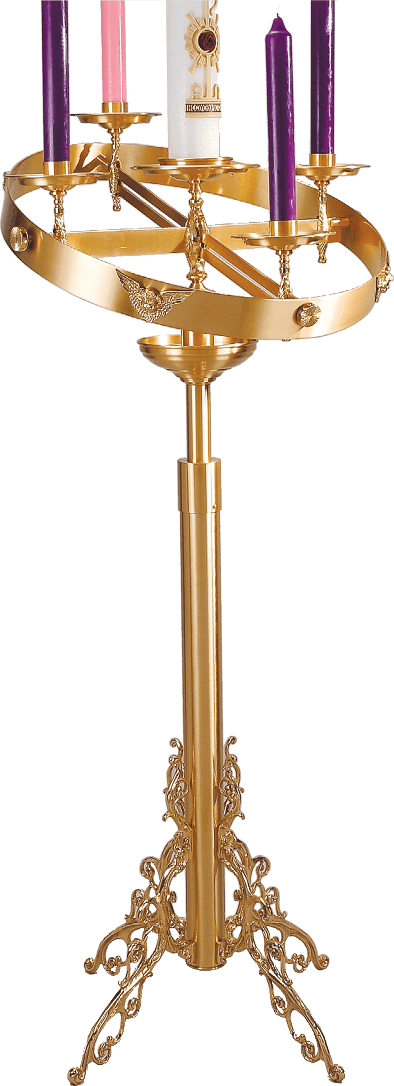 Advent Wreath (800x2204), Png Download