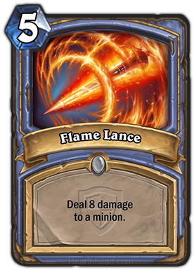 August Hearthstone Season Card Back - Flame Lance (307x465), Png Download