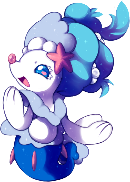 Primarina By Hereiskoko - Popplio Is The Best Starter (506x707), Png Download