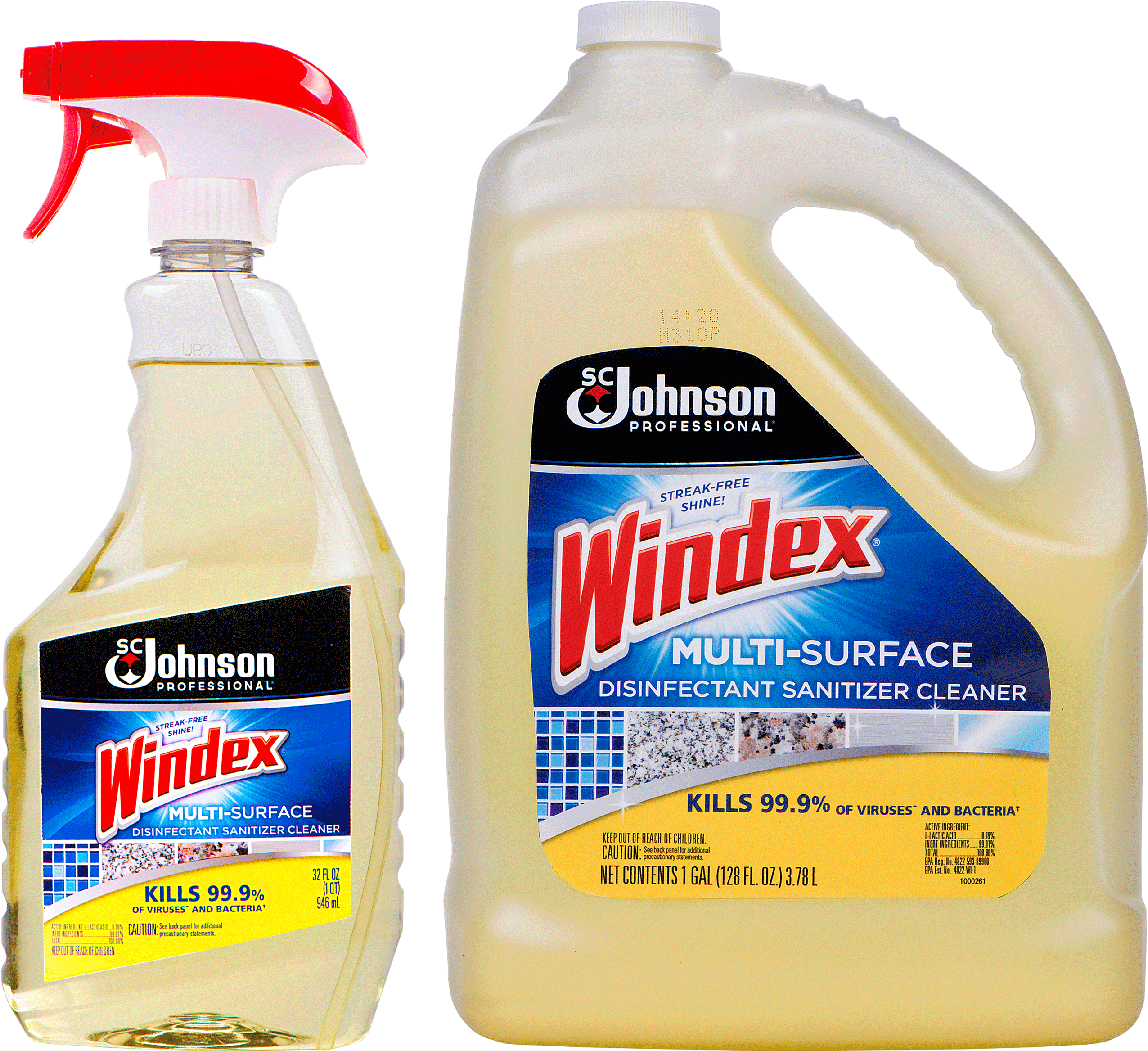 Windex® Multi-surface Disinfectant Sanitizer Cleaner (3000x3000), Png Download
