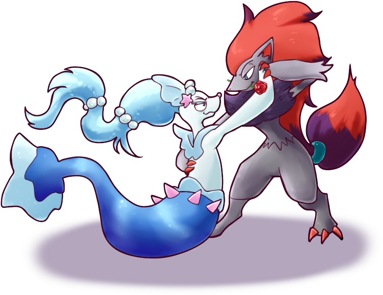 312 Kb Png - Primarina Zoroark (815x627), Png Download
