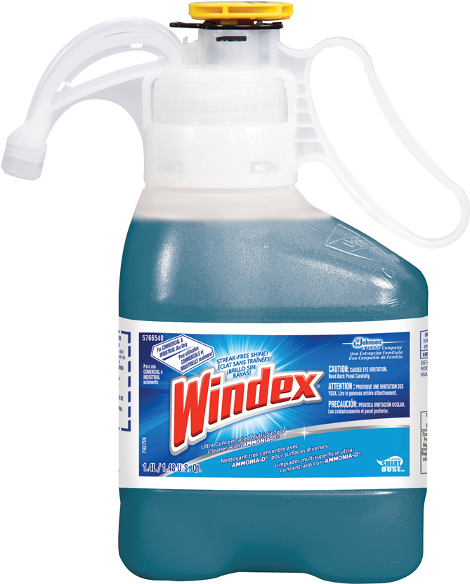 Windex® Glass & Multi-surface Cleaner With Ammonia - S C Johnson 12207 Windex Gallon Pro Refill (1.32 Gallons) (850x850), Png Download