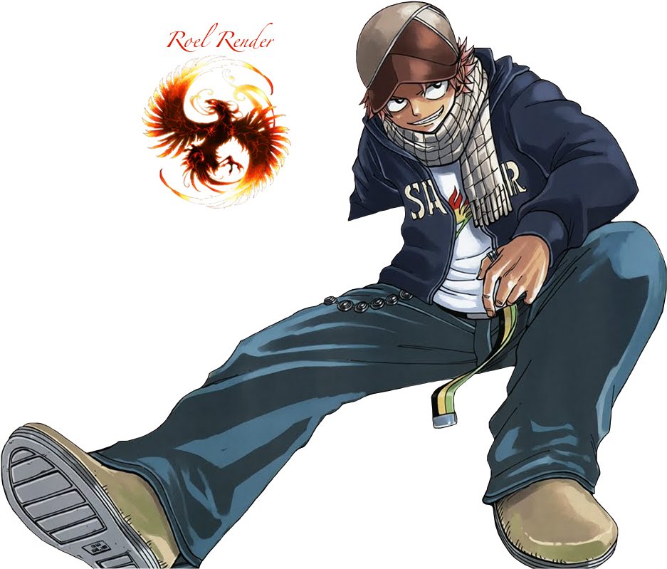 Natsu Dragneel 4 Photo Natsudragneel4b - Phoenix Bird Oval Ornament (974x820), Png Download