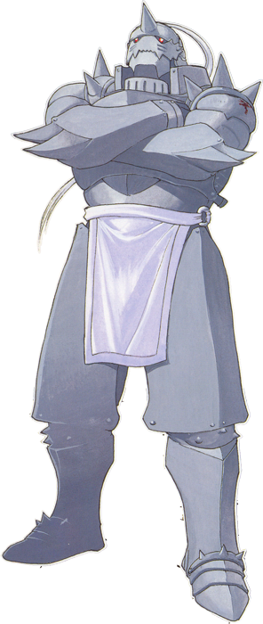 Alphonse Elric - Fullmetal Alchemist: Manga + Figurine With Toy [book] (296x700), Png Download