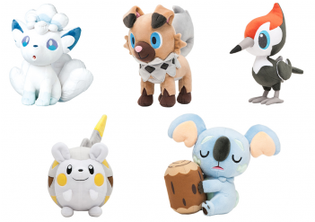 Welcome To Alola Choose Your Favourite Plush Of Alola - Alola Pokemon Stuffed Animals (350x350), Png Download