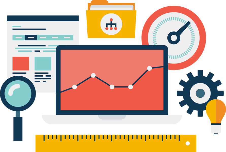 Contact Us Today To Discuss What Digital Marketing - Digital Marketing Flat Png (890x601), Png Download