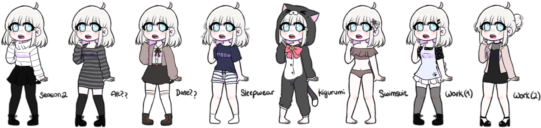 I'll Start Using These For Now Since S2 Is Near And - Cartoon (1831x436), Png Download