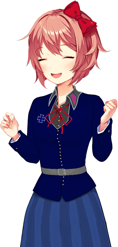 Sayori - Sayori Ddlc Png (592x888), Png Download