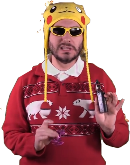 H3h3 Sticker - Costume Hat (550x696), Png Download