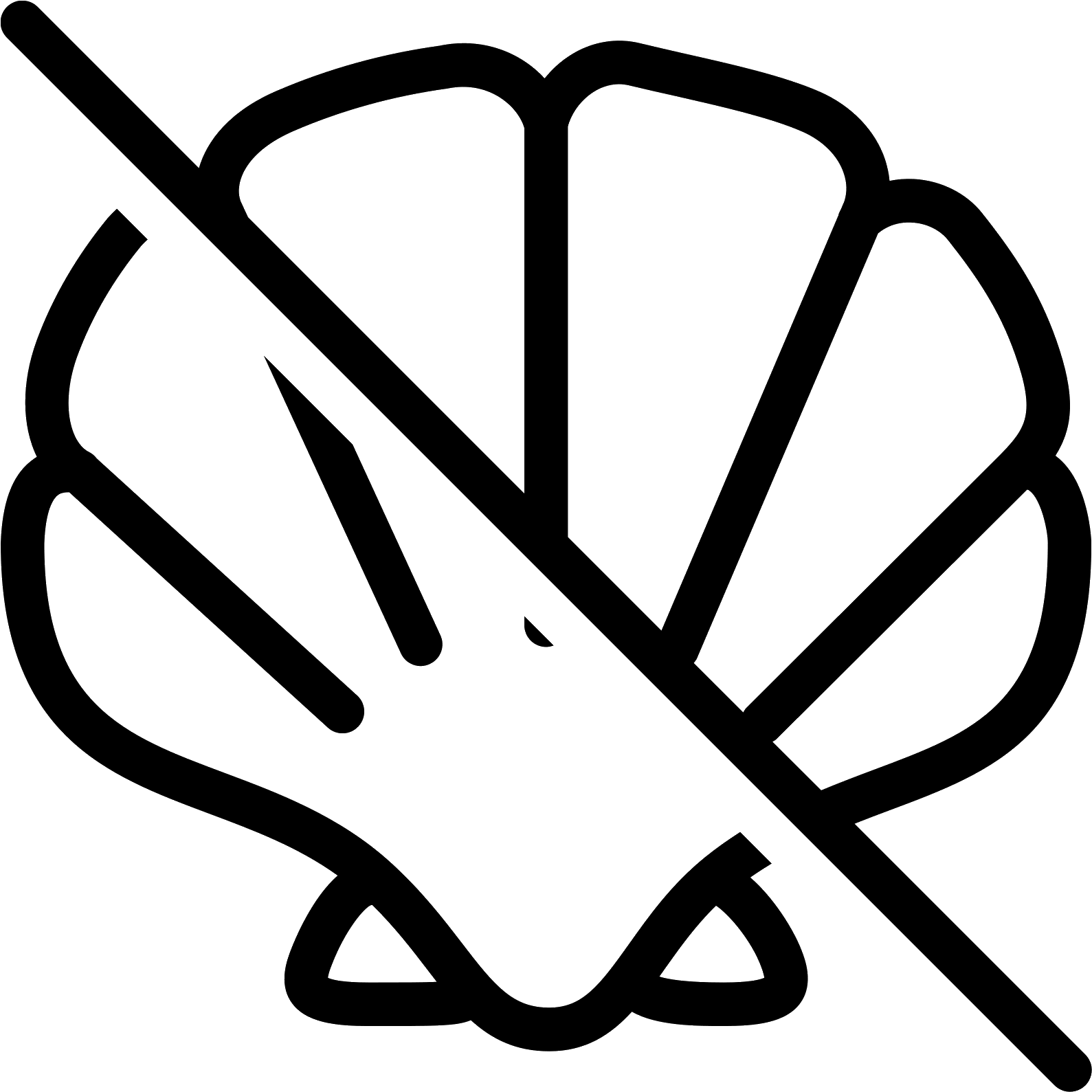 No Png Icon This Is A - Draw A Shellfish (1600x1600), Png Download
