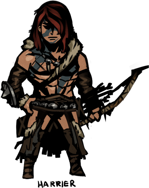 Code - - Darkest Dungeon Omen Seeker (540x787), Png Download