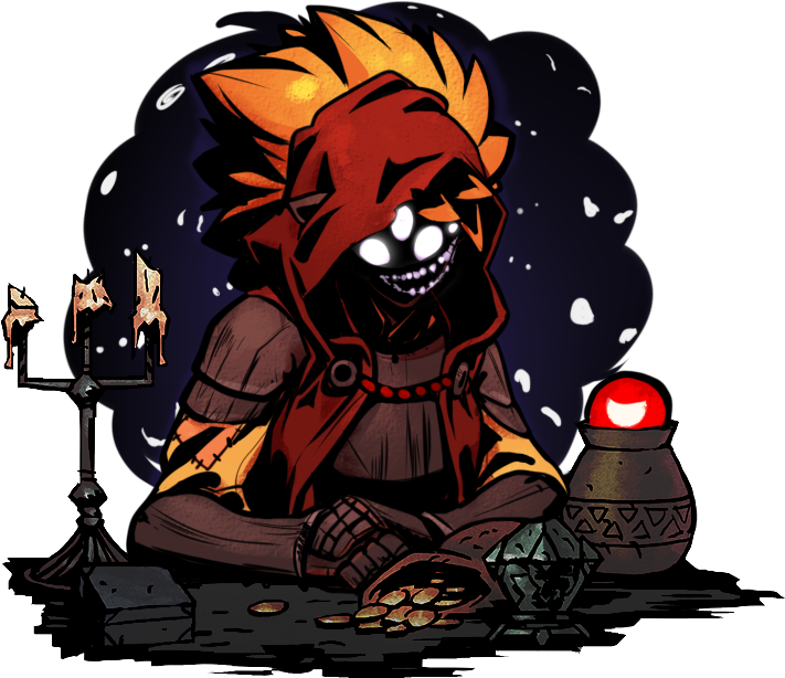 Darkest Dungeon Trinket Merchant (811x757), Png Download