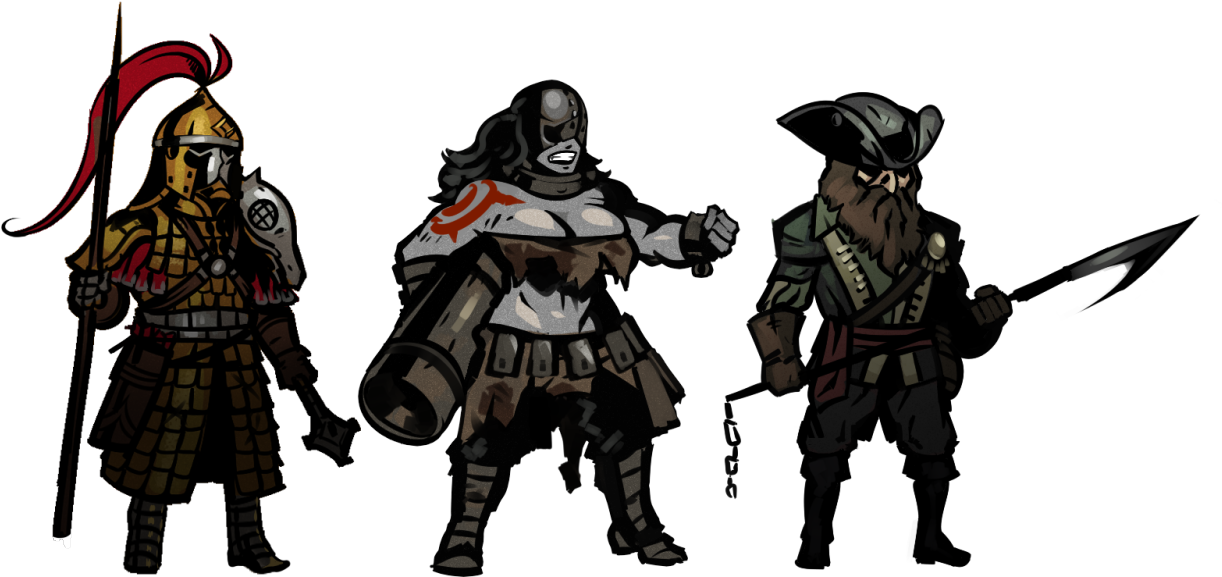 Did Some Darkest Dungeon Characters For /v/ Today - Darkest Dungeon Custom Skins (1280x673), Png Download