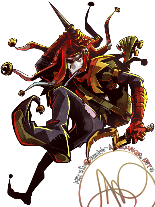 Jester Digital Art - Darkest Dungeon Jester Art (540x720), Png Download