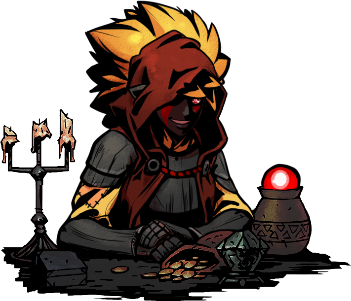 Darkest Dungeon Trinket Merchant (811x757), Png Download