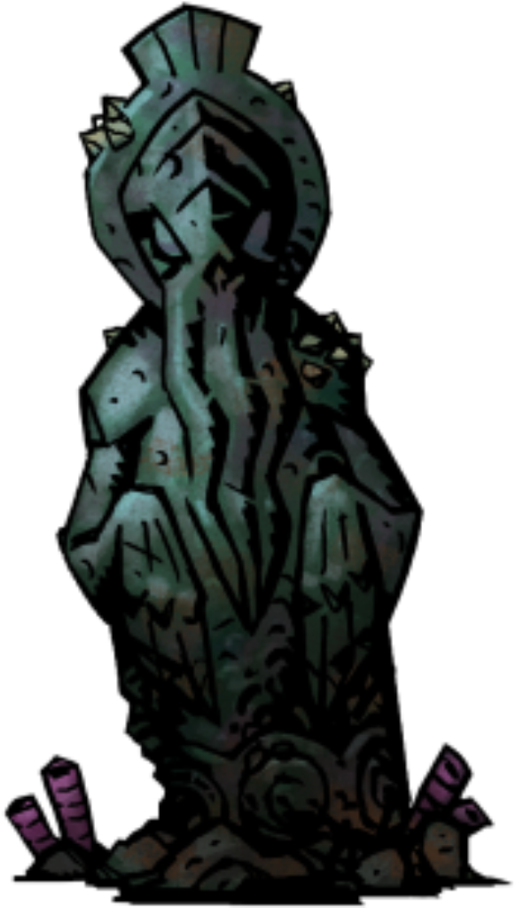 Fish Idol - Bas Relief Darkest Dungeon (1024x1024), Png Download