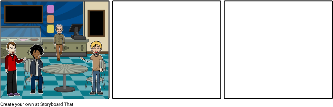 Black Kid Getting Bullied - Cartoon (1164x385), Png Download