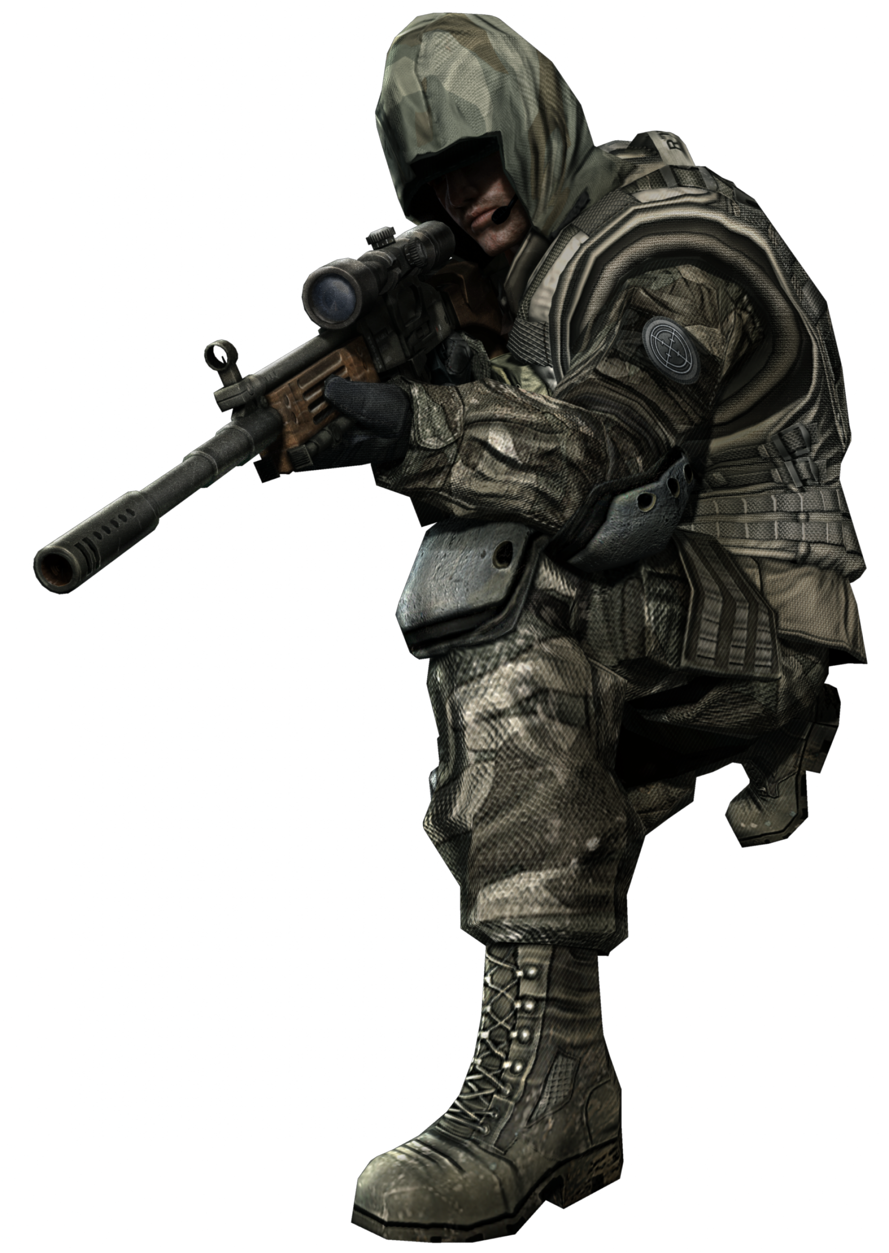 Black Ops 2 Soldier Png Download - Resident Evil Vector (1800x2538), Png Download