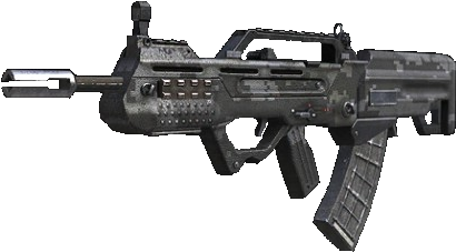 In Game The Type-25 Is A Low Damage, Low Recoil, Fast - Assault Rifles Black Ops 2 (500x270), Png Download