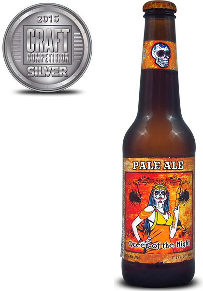 Day Of The Dead Queen Of The Night Pale Ale - Day Of The Dead Beer Amber (420x600), Png Download