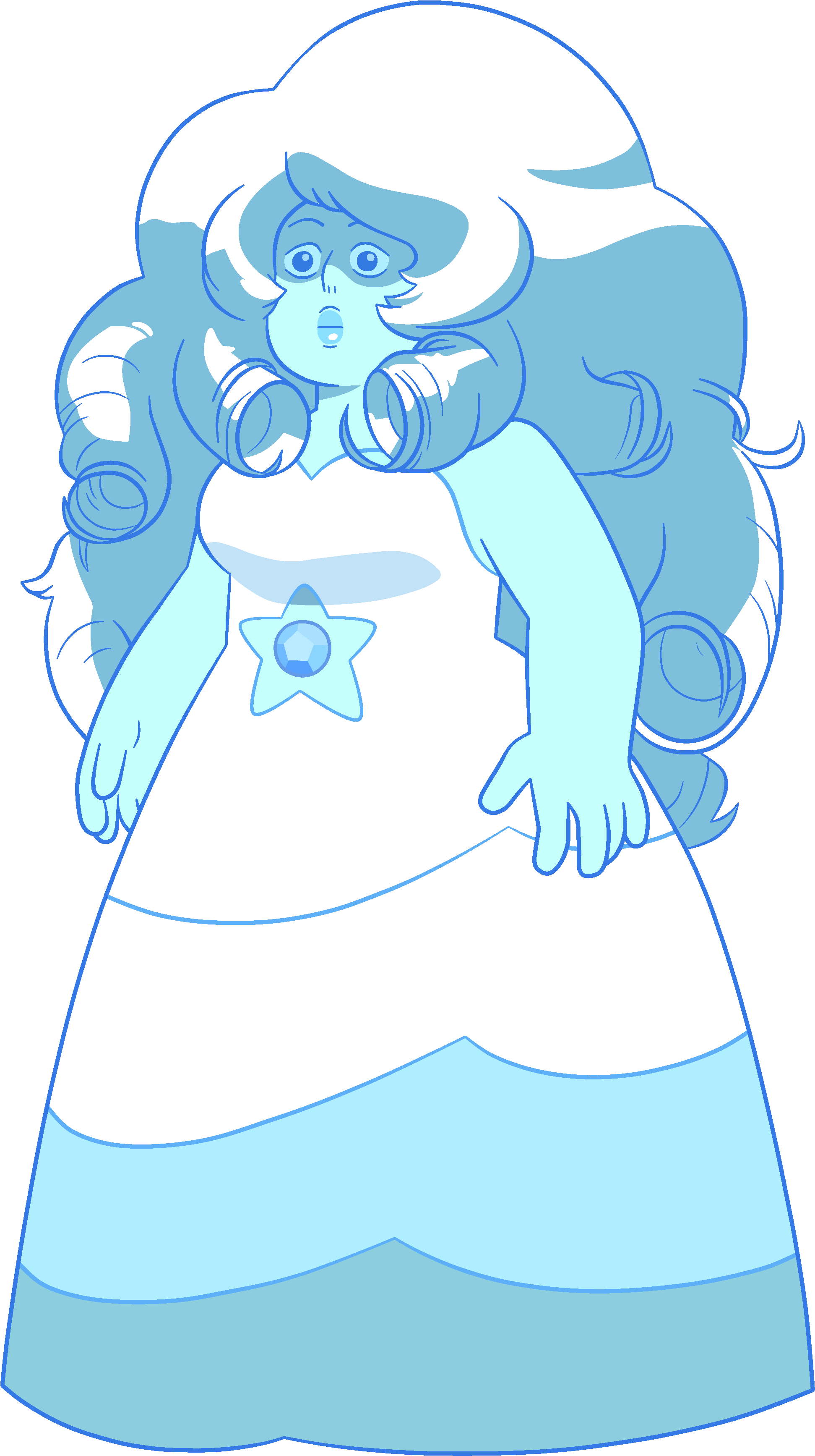 Rose Quartz Hologram - Steven Universe Rose Hologram (1956x3479), Png Download