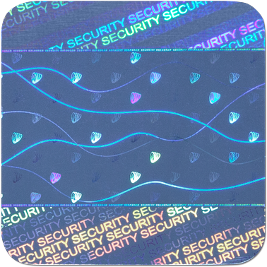 Design 1 Blue Hologram - Security Hologram Png (500x500), Png Download
