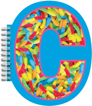 C Initial Notebook - Iscream Vanilla Scented Letter C Initial Squishem Backpack (415x415), Png Download
