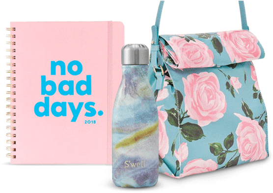 No Bad Days - Bando Lunch Tote Crossbody Bag Rose Parade (600x416), Png Download