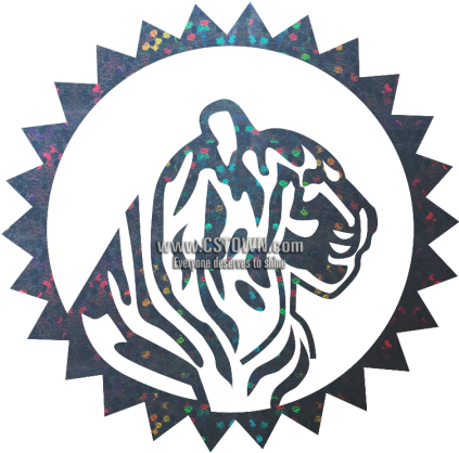 Hologram Tiger Hotfix Transfer For T Shirt - Bangladesh Small & Cottage Industries Corporation (450x450), Png Download