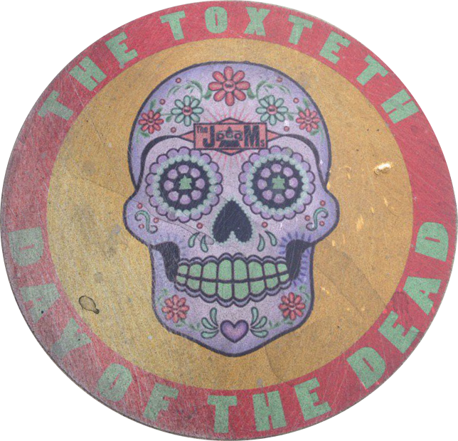 Toxteth Day Of The Dead - Purple Sugar Skull Bag (644x620), Png Download