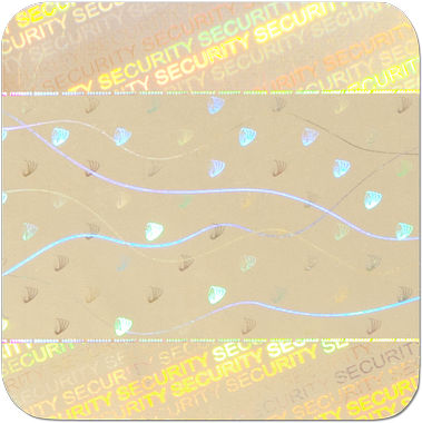 Design 1 Gold Hologram - Gold (500x500), Png Download