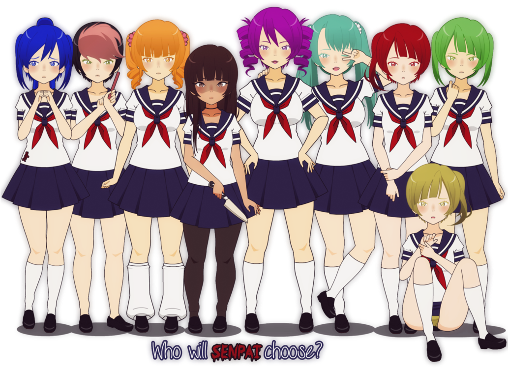 Yandere Simulator Project Justice Princess Luna Clothing - Meninas De Yandere Simulator (1032x774), Png Download