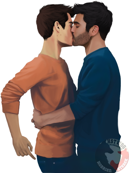 Sterek Omfg This Is Awesome Delskowe On Tumblr - Teen Wolf Desenho (500x660), Png Download