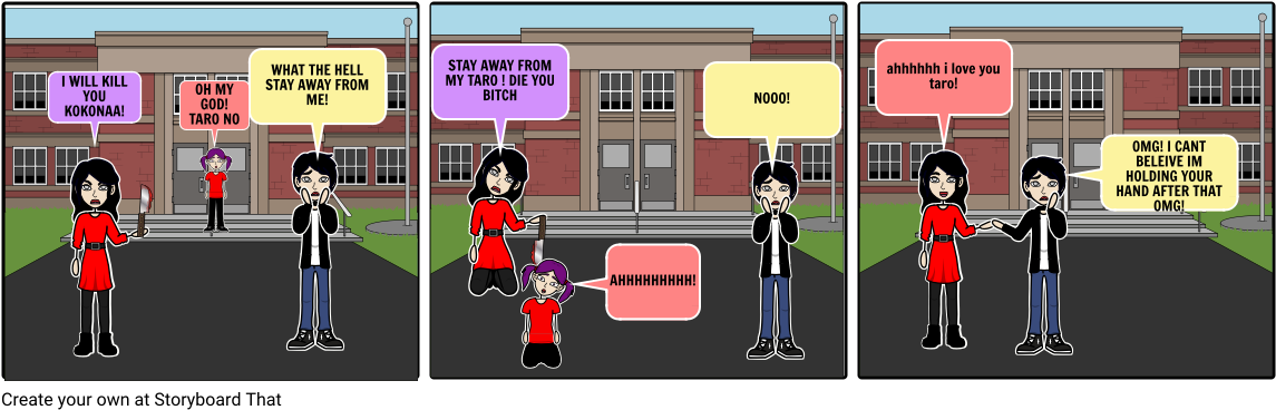 Yandere Simulator Random Scene - Yandere Simulator (1164x385), Png Download